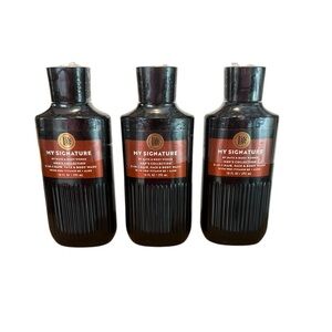 Bath & Body Works Men's My Signature (Pineapple)3 in 1 Hair, Face & Body Wash x3